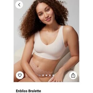 Soma Enbliss Bralette NWT - Porcelain - Size XXL